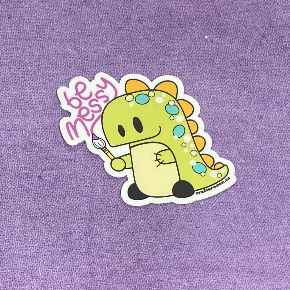 Be Messy Sticker