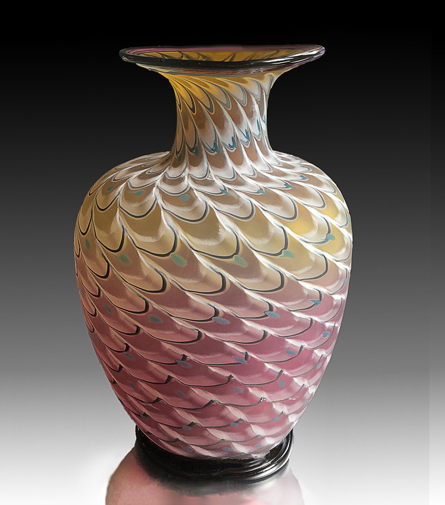 Ruby-Topaz Borealis Amphora Vase .jpg