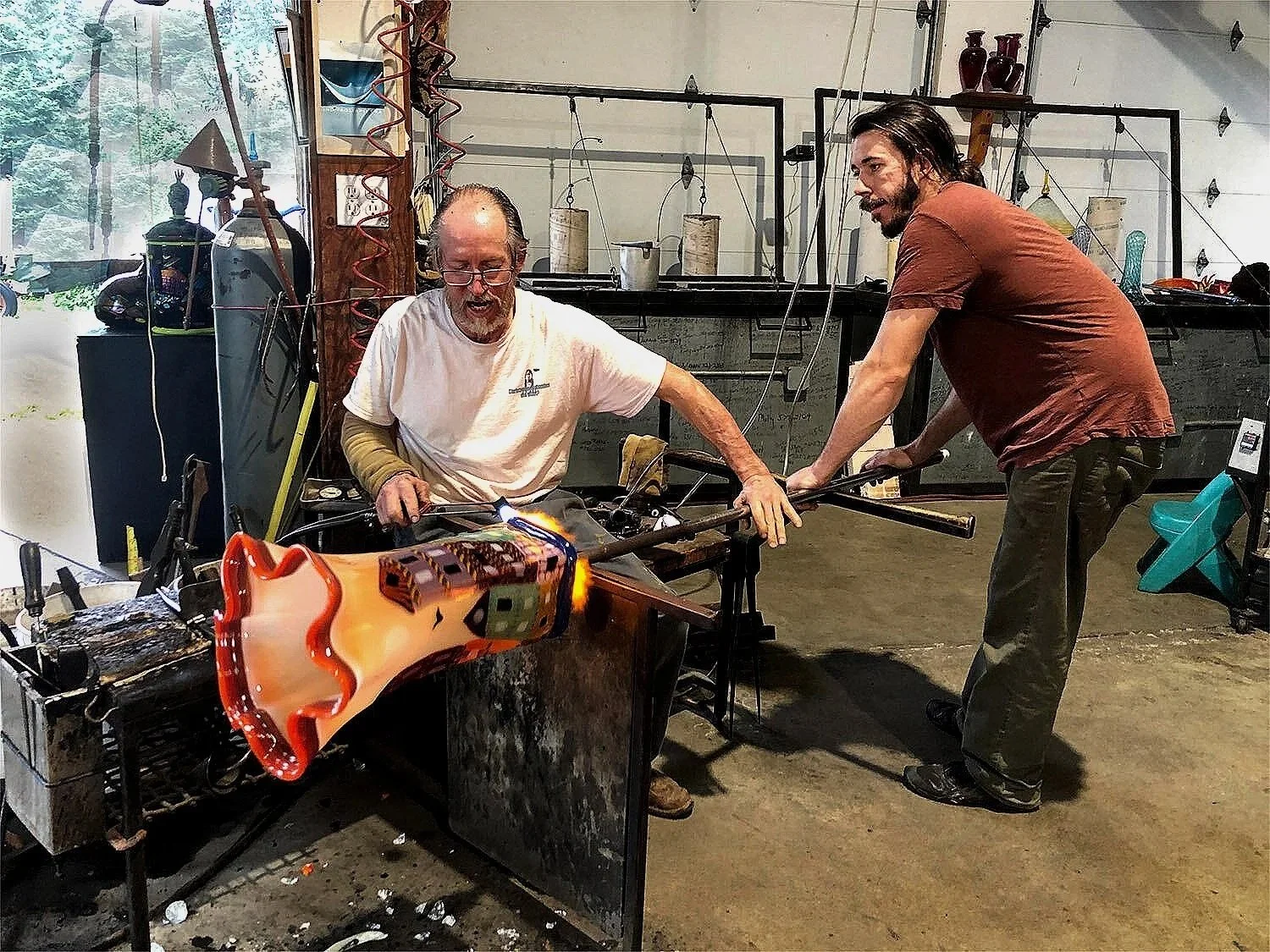 Venezia  being blown