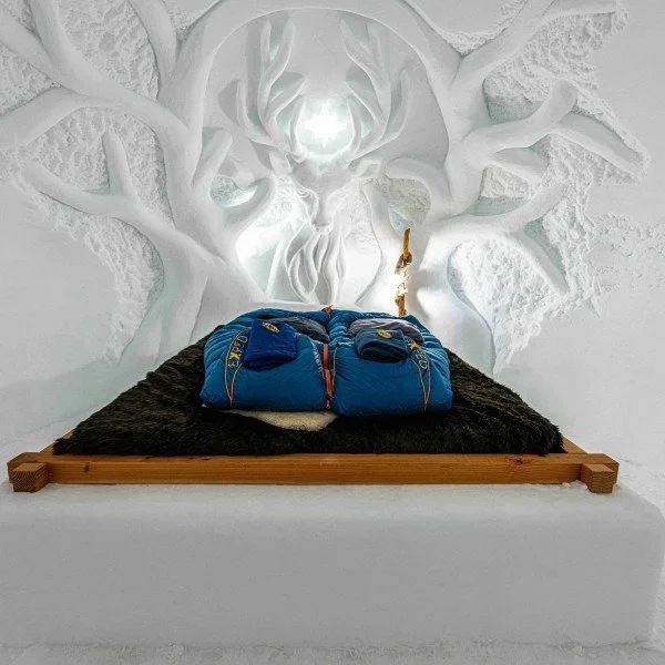 Romantic igloo shared