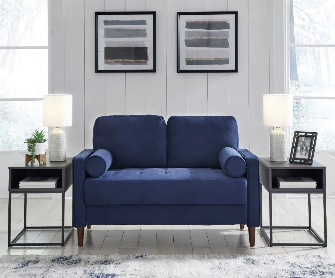 Darlow Indigo Loveseat — Leon's Furniture Saint John