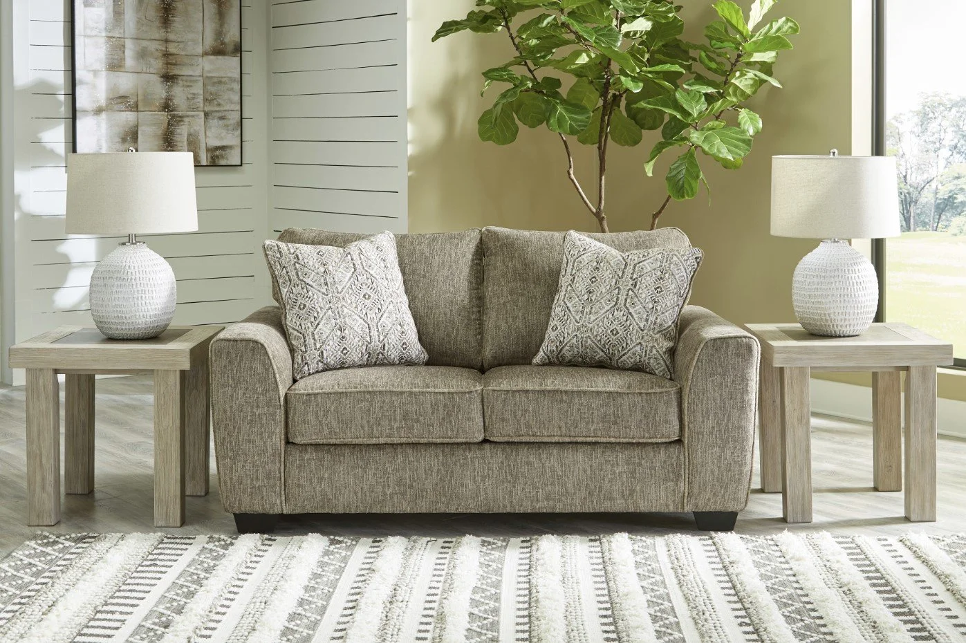 Darlow Indigo Loveseat — Leon's Furniture Saint John