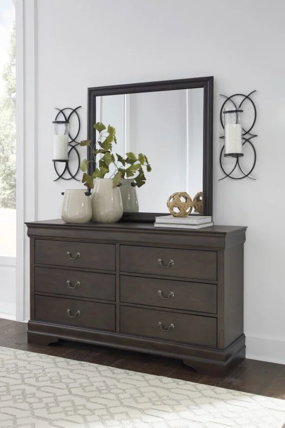 Leewarden Dresser & Mirror — Leon's Furniture Saint John