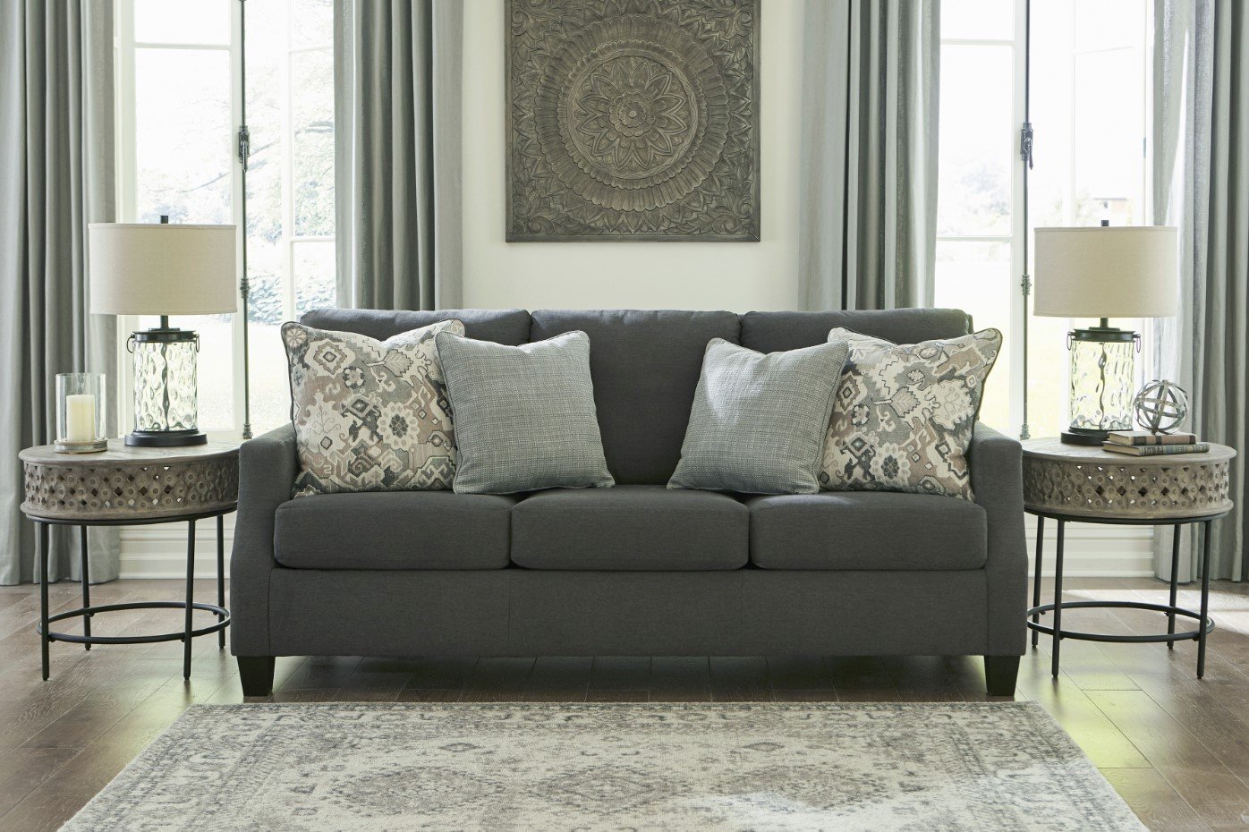 Bayo Charcoal Sofa — Leon's Furniture Saint John