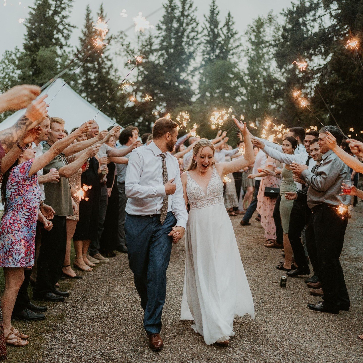 Bring on all of the sparkler exits to cap off the night. Can't wait for wedding season to start! ⁠
⁠
#ngophotography