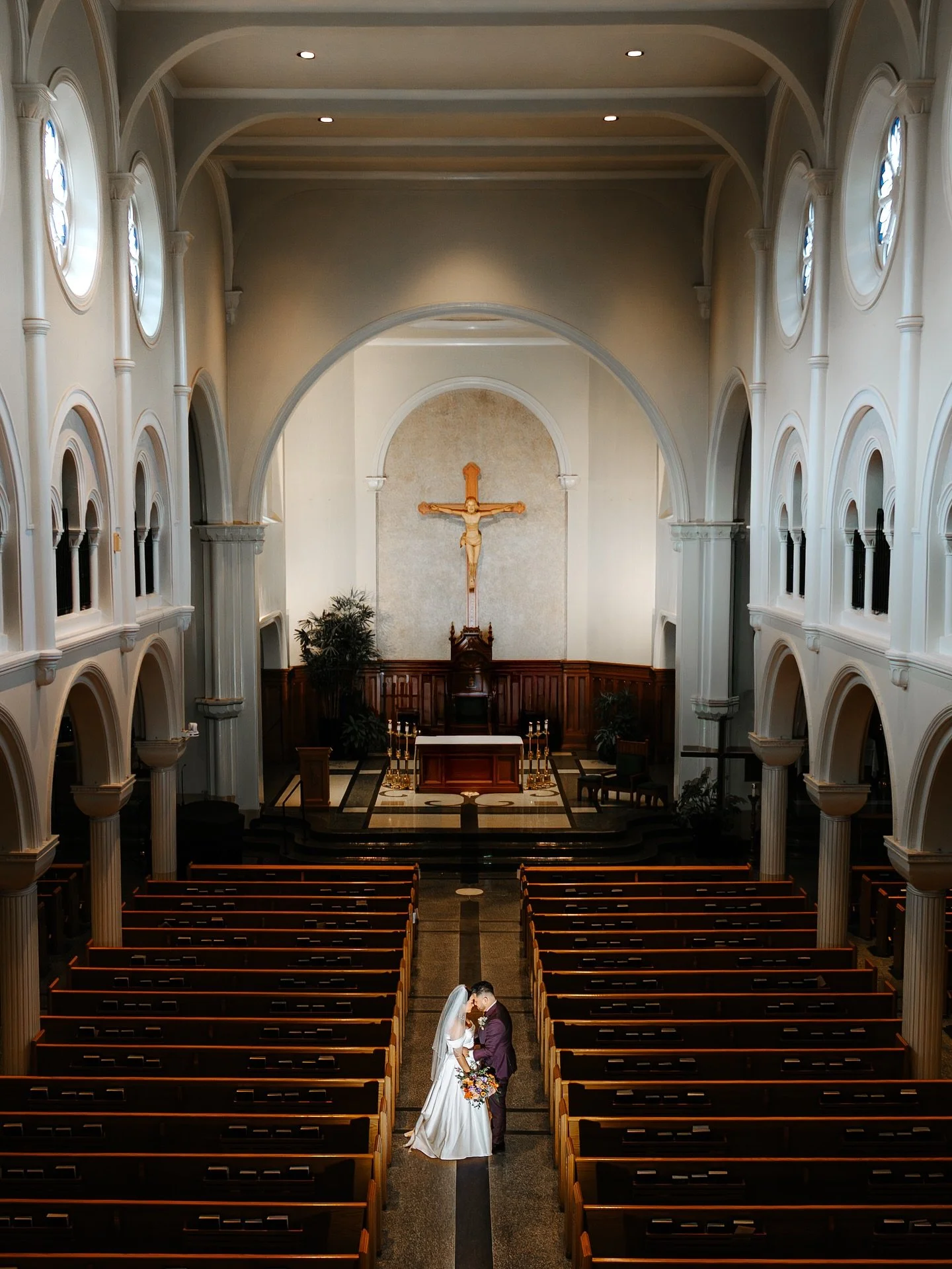 Ayanna &amp; Paul wanted some epic shots in the church and this is what we cooked up 😍. Sharing more beautiful images from their ceremony a couple of months ago! 

Now back to my editing cave 🙃

#NgoPhotography