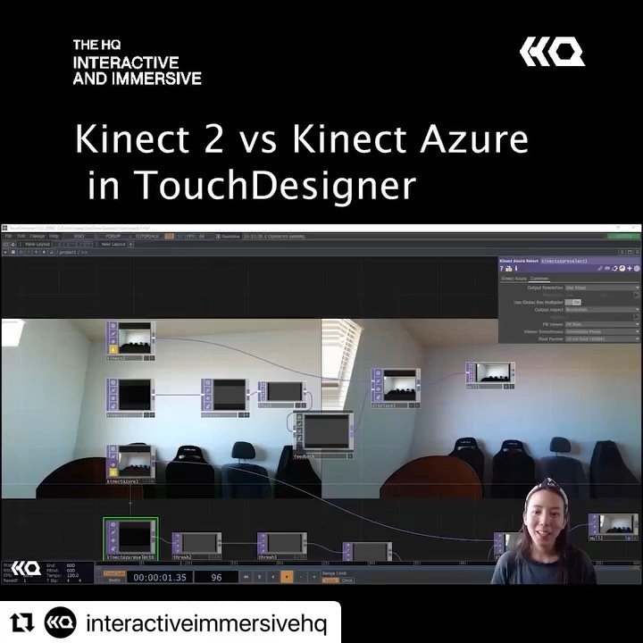 Hello Hello Crystal Here! I like gadget in @touchdesigner 👀😆watch all my tutorials for free on the @interactiveimmersivehq YouTube page. Links to tutorials are also available in my bio :) Do you have a favorite sensor/ gadget tutorial?