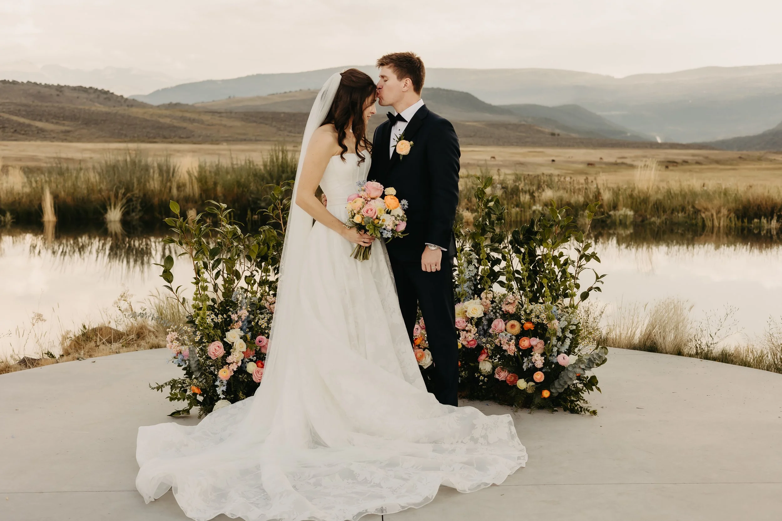 Ceremony at 4 Eagle Ranch, Wolcott, CO.