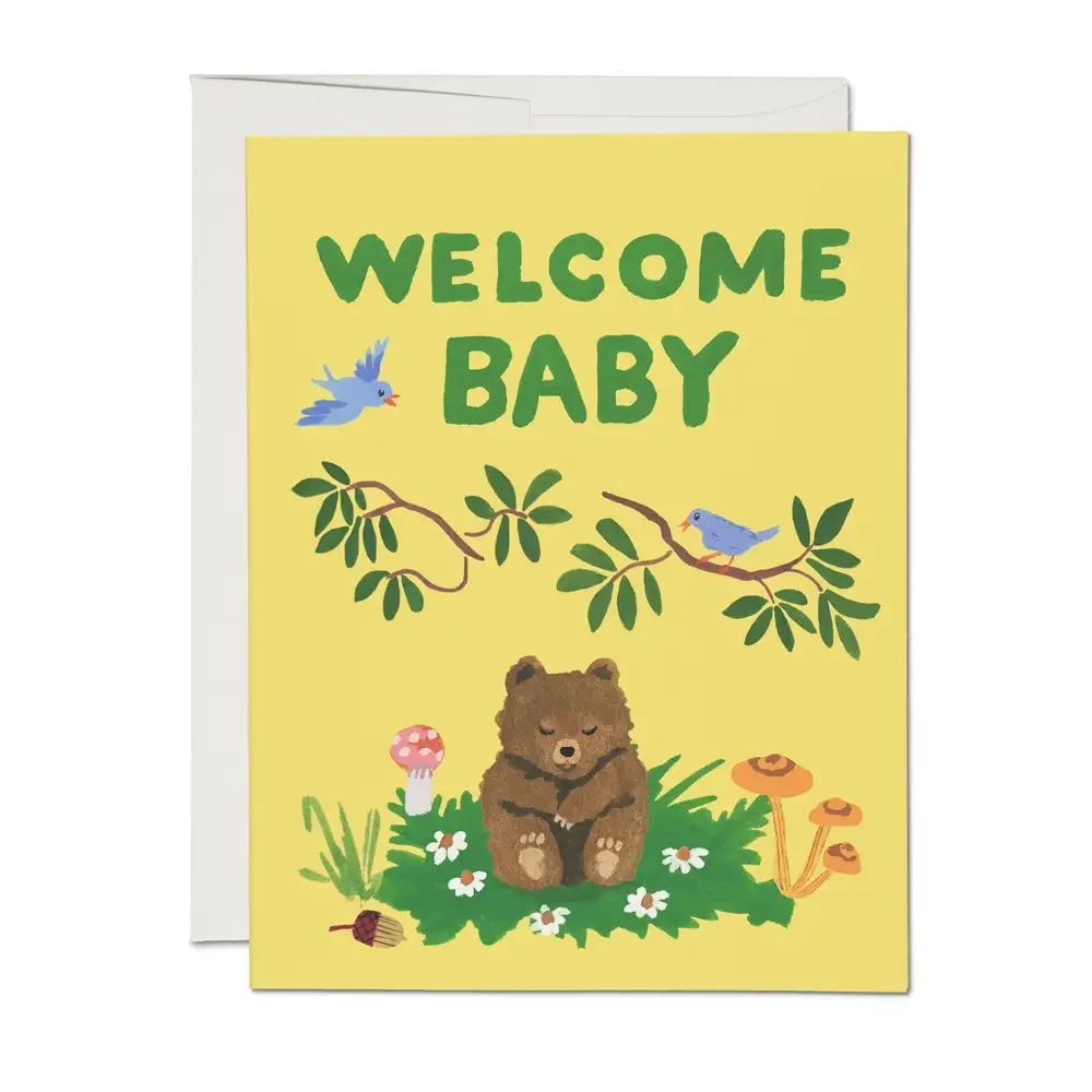 Baby Cub Greeting  - Card
