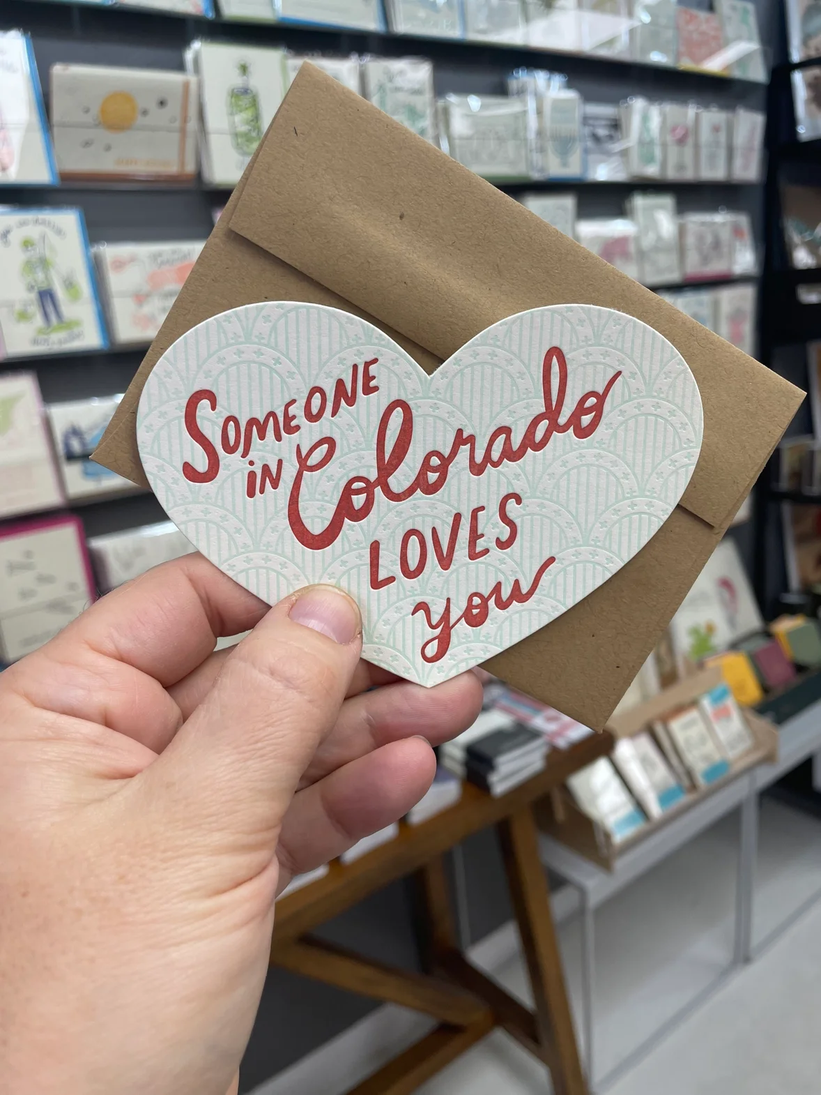 Someone in Colorado Loves You - Card