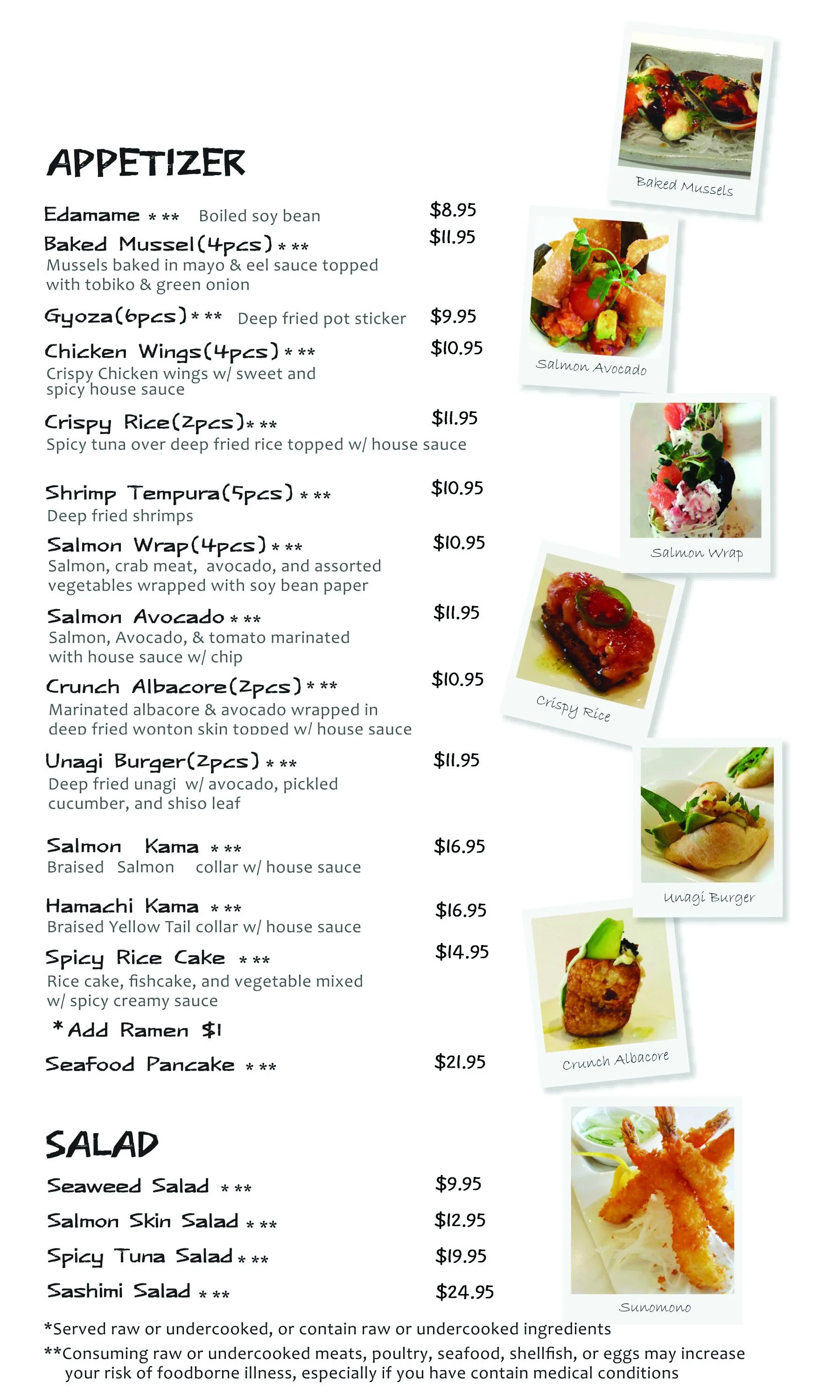 Enjoy Seoul Menu — Milpitas SGD Tofu House