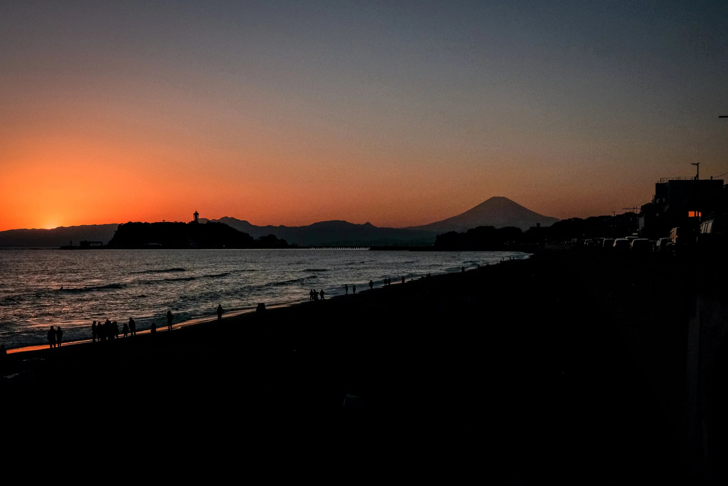 Posta de sol a Kamakura
