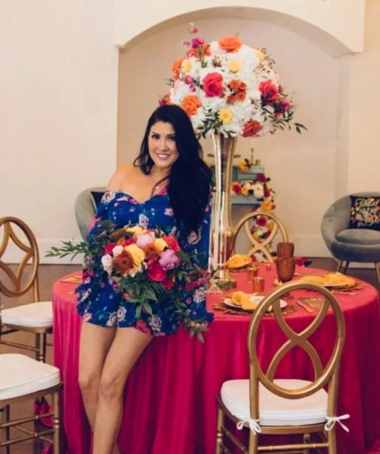 Jennifer Feliciano, leader wedding coordinator and floral design of JF Events & Flowers, an Orlando wedding florist