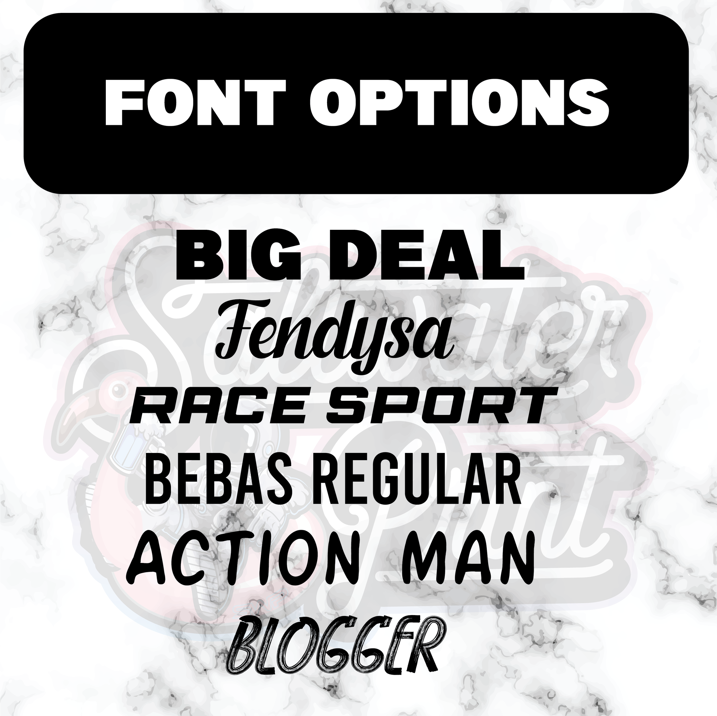 Custom Text Yard Sign — Saltwater Print