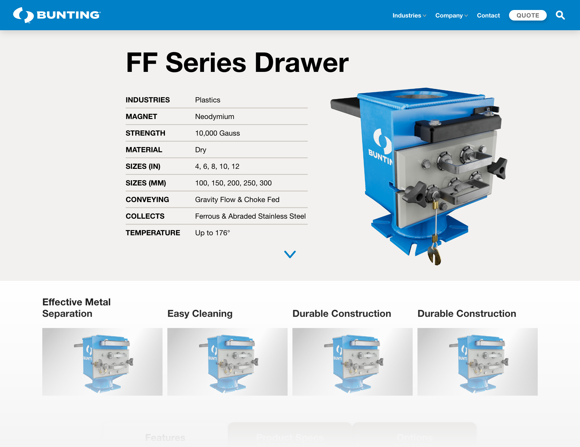 Product page example