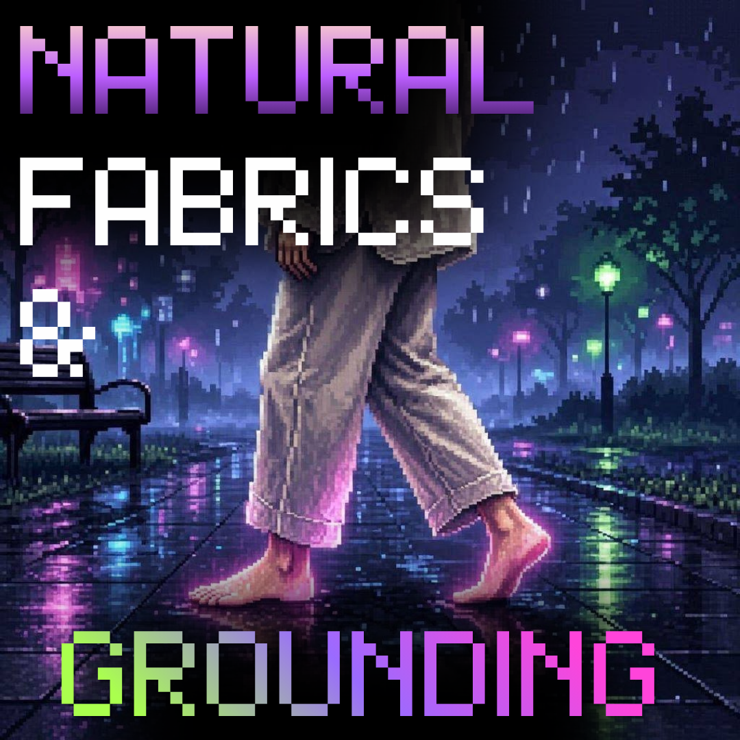 Natural Fabrics and Grounding: Two Complementary Benefits