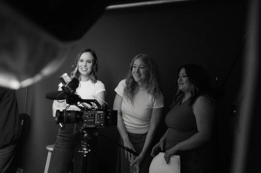 We filmed a short in one day! Wow this was hard work but thankfully we had an incredible cast &amp; crew &amp; friends who made the whole project so much better than we imagined 🥹 Excited to share it with you when it's done (soon) 🫶🎬✨ Enjoy some b