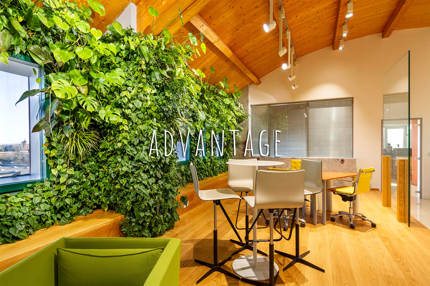 Living Wall, Vertical Garden, Green Wall, Indoor, Non-residential, Advantage, Parma