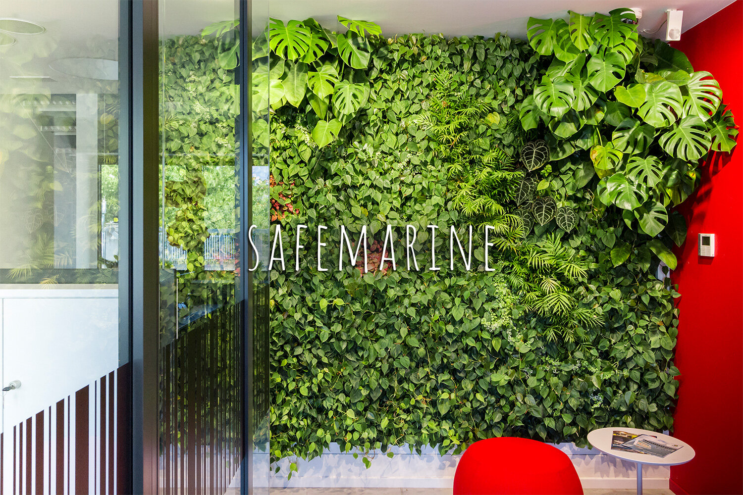 Living Wall, Vertical Garden, Green Wall, Interior, Non-residential, Safemarine, Udine