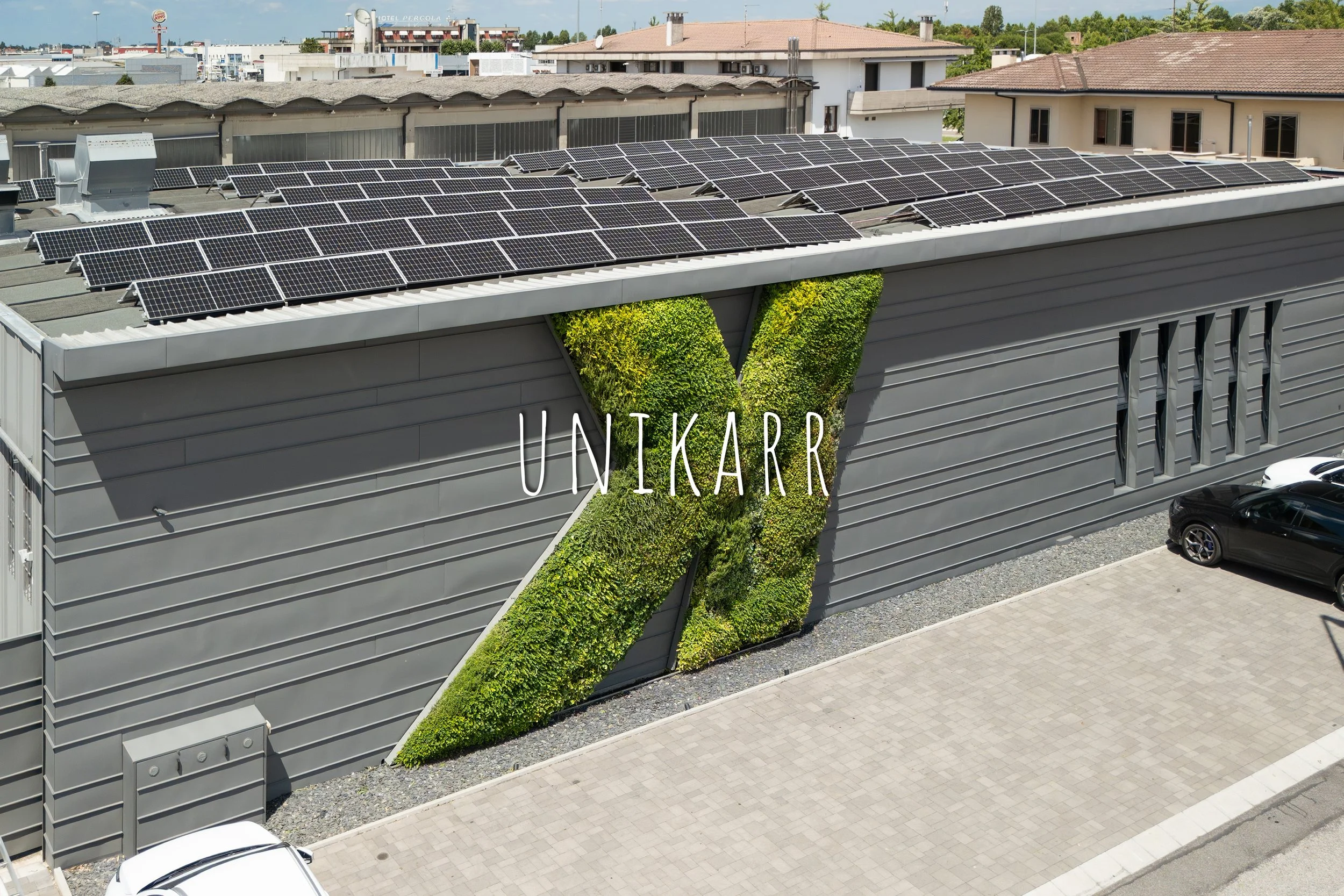 Vertical Garden, Green Wall, Exterior, Non-Residential, Unikarr, Legnago, Verona