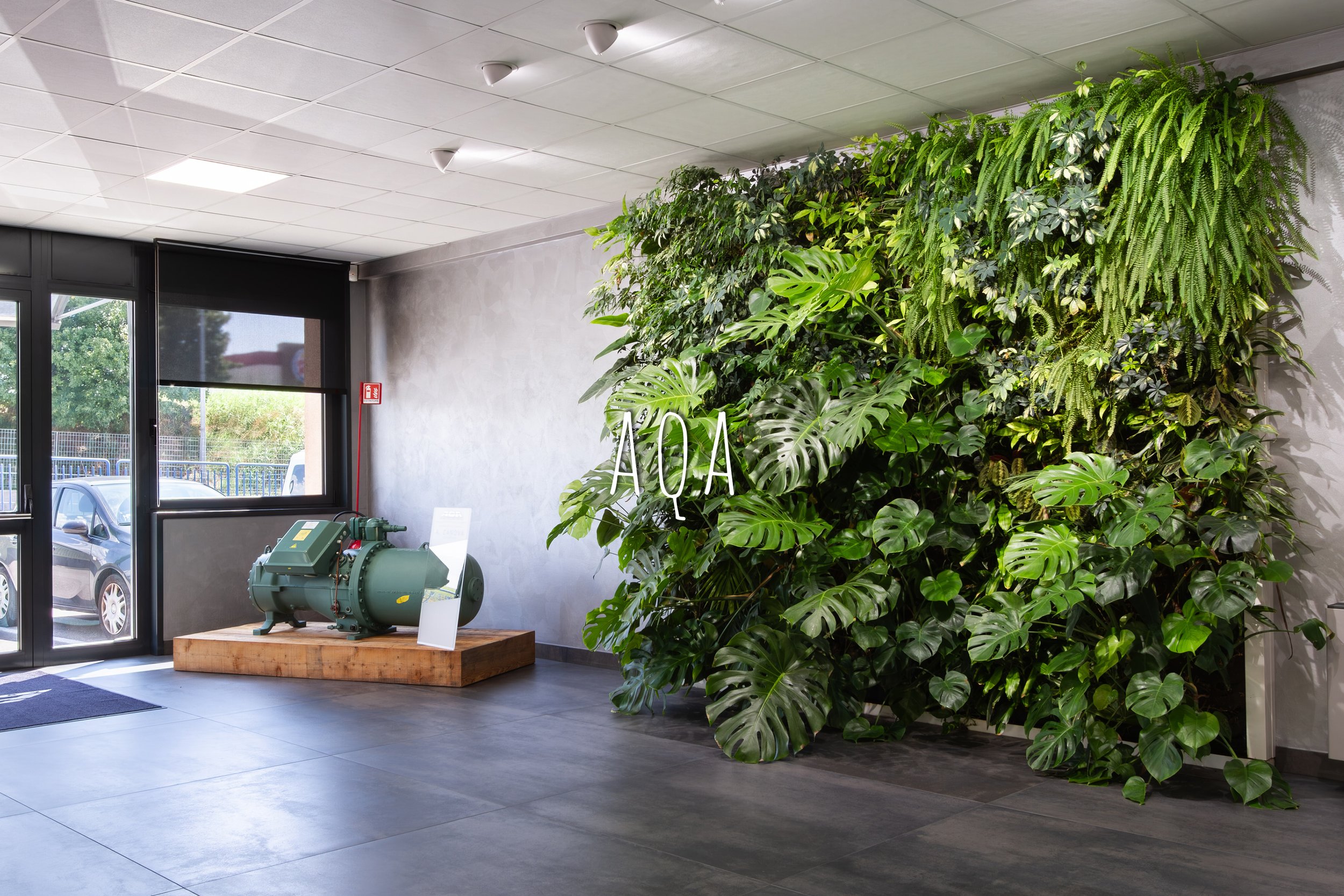 Vertical Garden, Green Wall, Interior, Non-residential, AQA, Bassano del Grappa, Vicenza