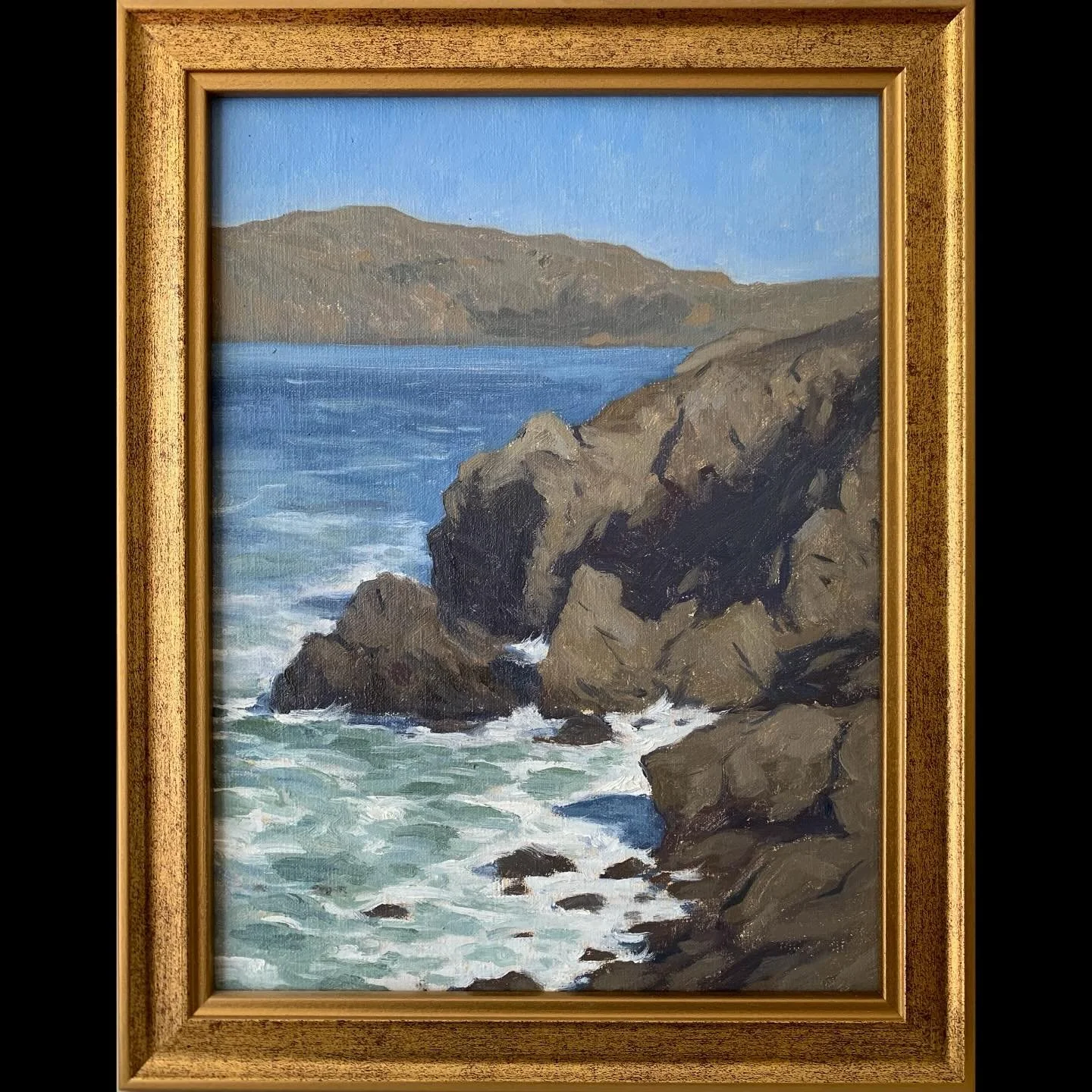 A painting done last summer at Lands End in San Francisco, California.