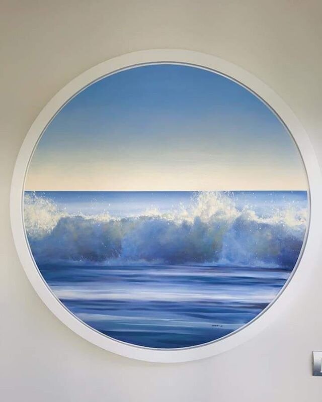 Surf ~ Oil on board 2019 🌊

#artistofinstagram #art #artista #artist #artsy #artwork #oilpaintings #oilpaint #oilonboard #surf #wave #circlepainting #circleart