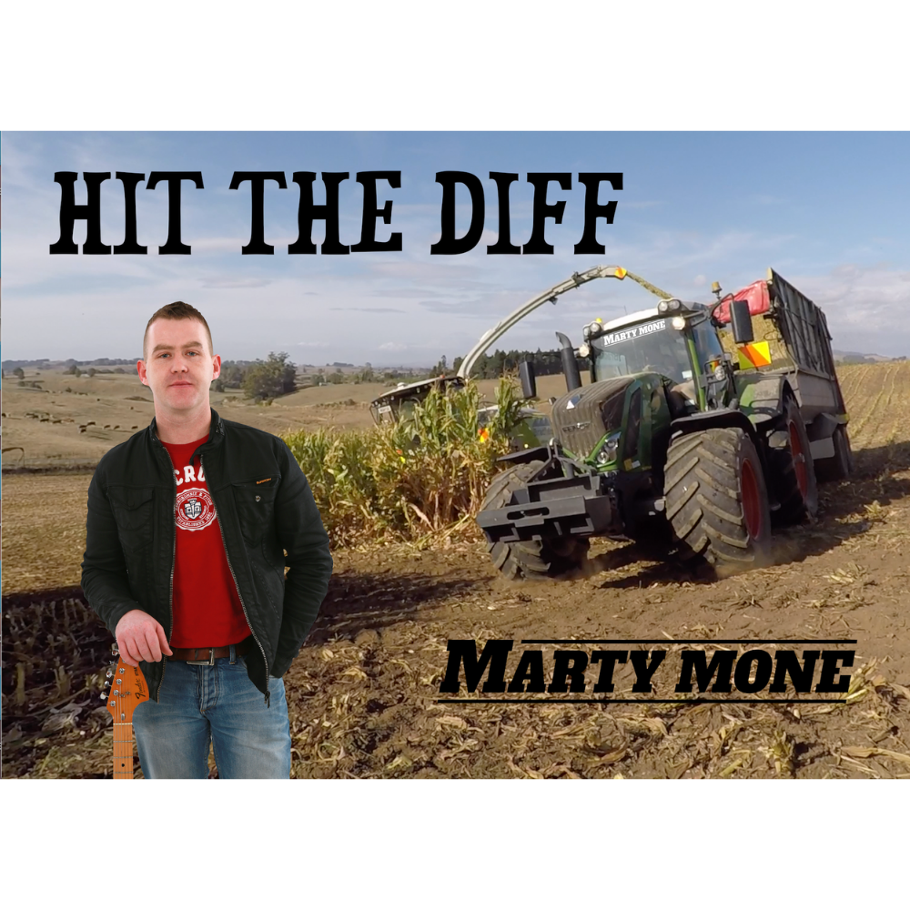 A3 Signed Marty Mone Mustang Poster — Marty Mone Music