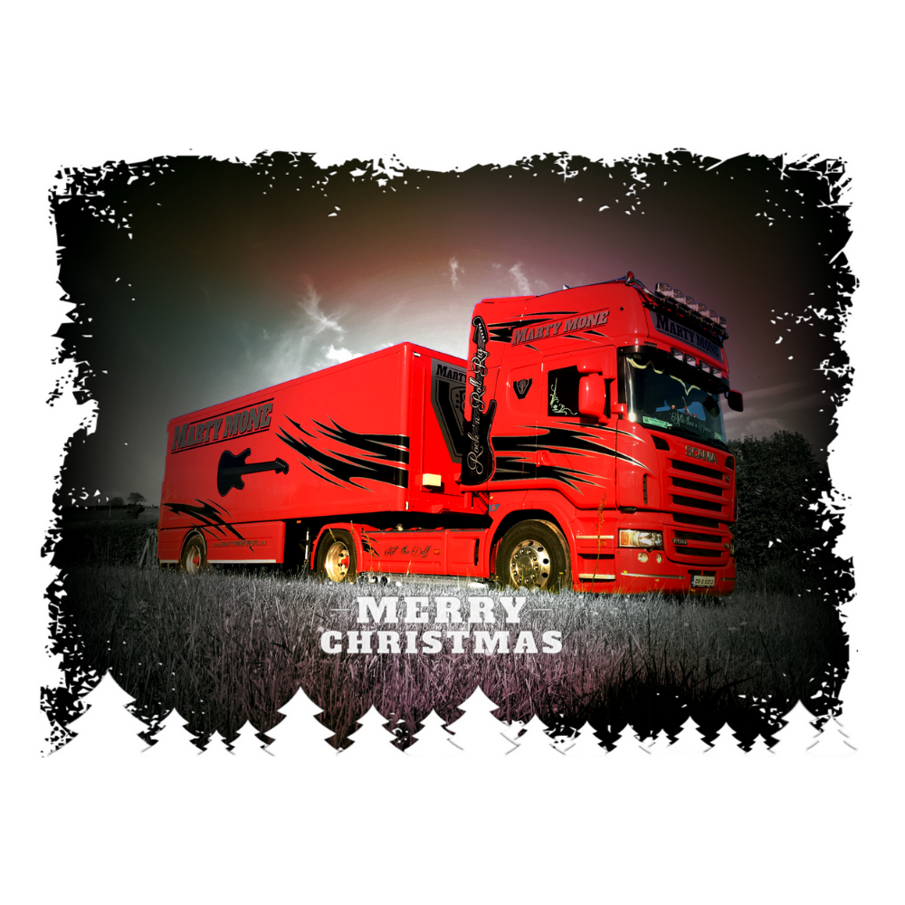 A3 Signed Full Of The Blade R580 Truck Poster — Marty Mone Music