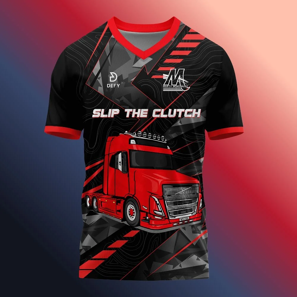 Get ready to Slip The Clutch with this New V T-Cab Jerseyπ₯
 
π Order Here:
www.martymonemusic.com/shop
 
#martymone #merchandise #sliptheclutch