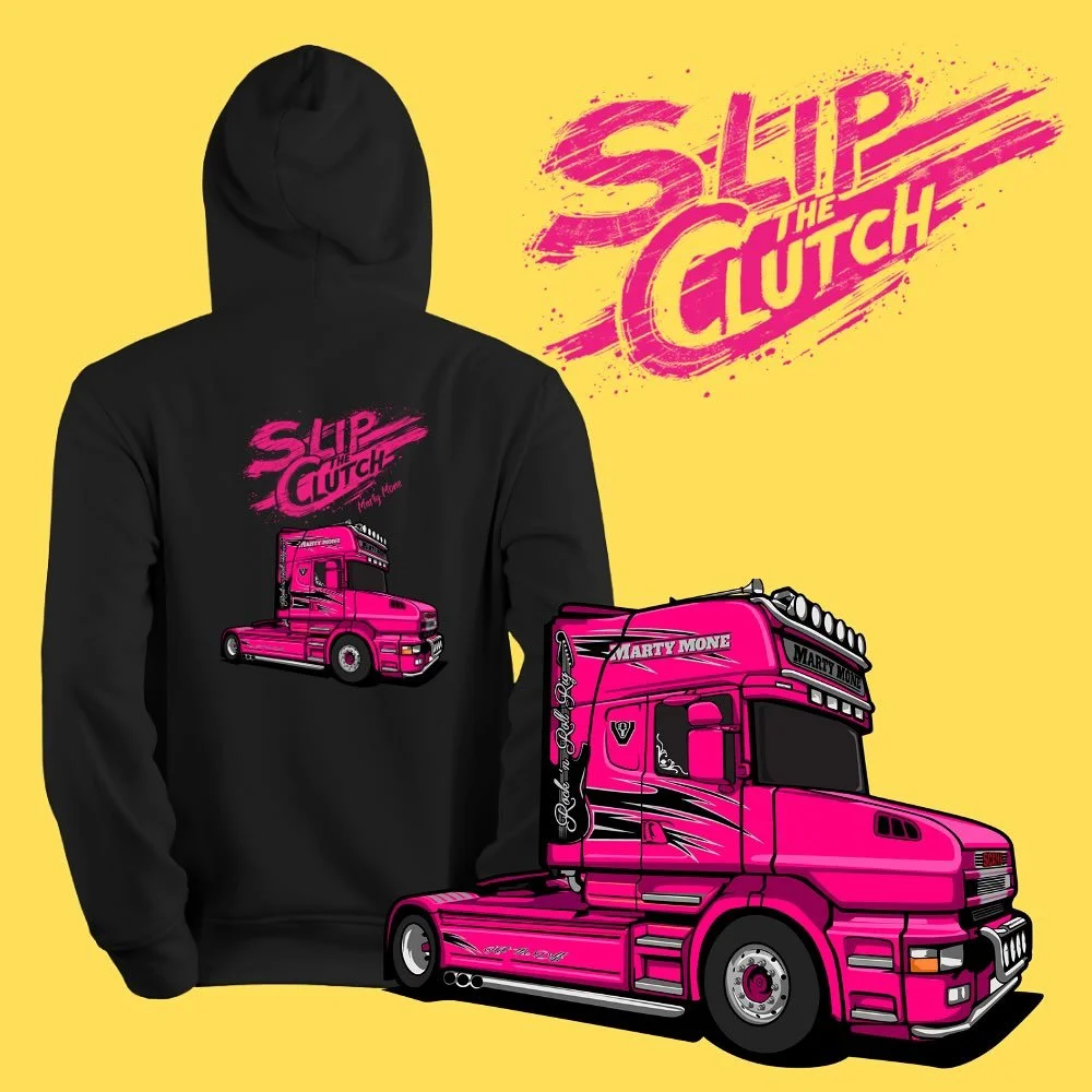 Slip The Clutch in a Pink Bullnose Truck 

Pre-Order Now:
www.martymonemusic.com/shop

#martymone #merchandise #preorder #sliptheclutch