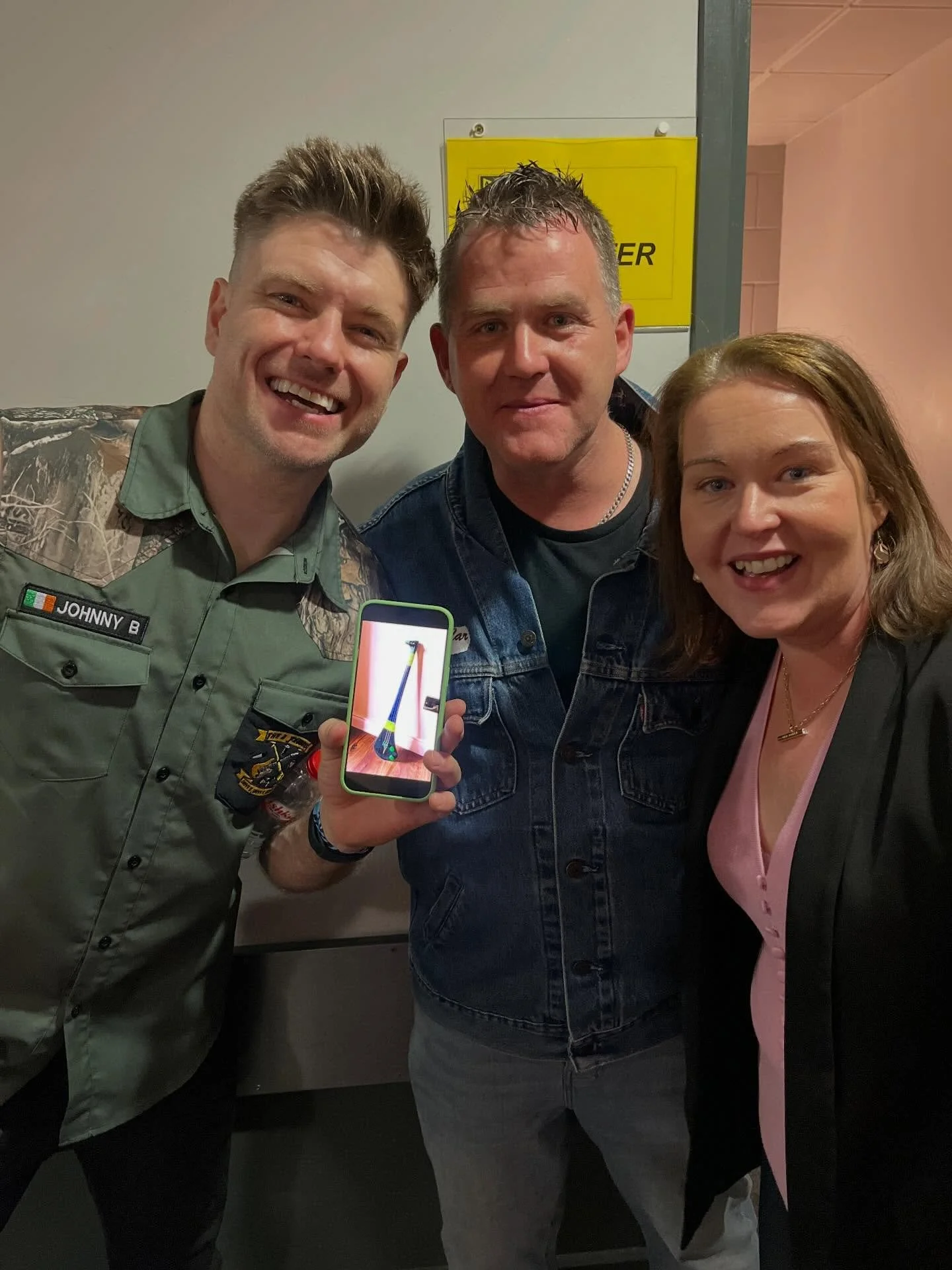 The Legend Johnny B, It was an honour to work with the lads at the Weekend.