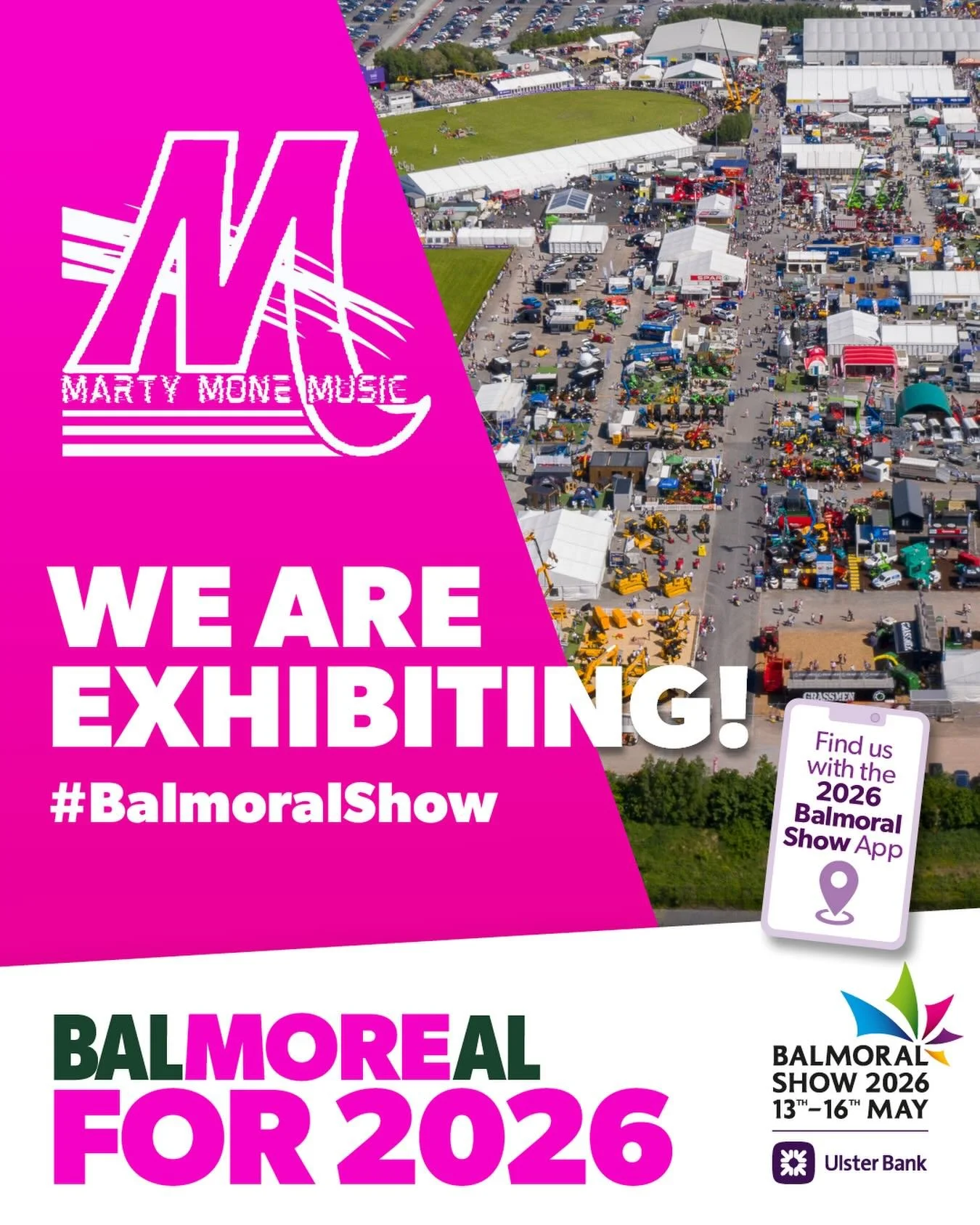 Balmoral Show - 3 Weeks To Go 🚨
We will have loads of brand new merchandise available at the show 😎

#martymone #balmoralshow #meetandgreetevent #officialmerchandise