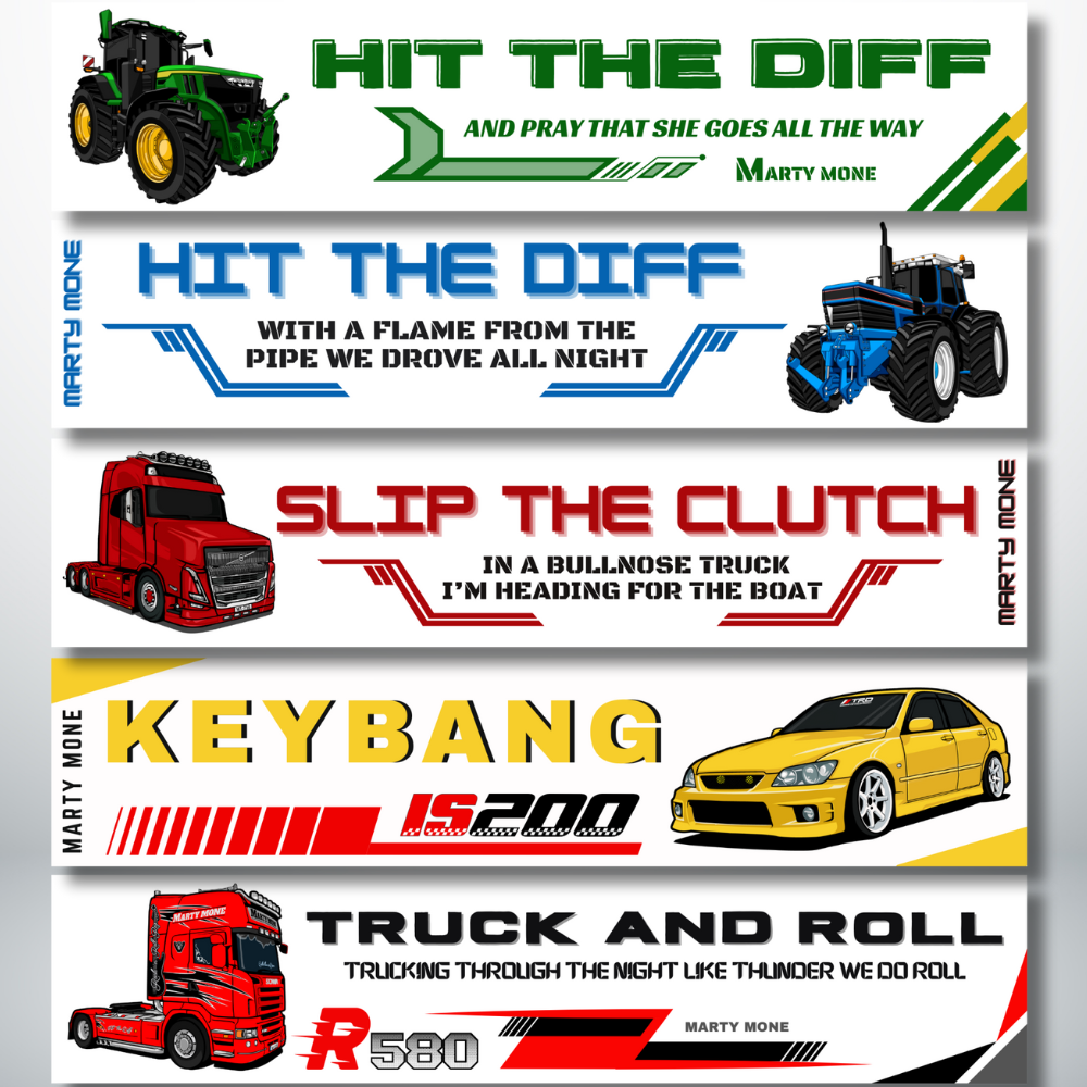 Marty Mone Plates - 13 Designs Available (Signed By Marty)