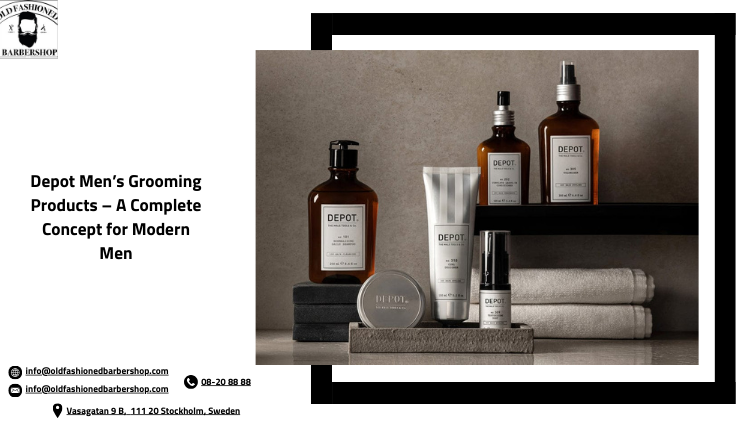 Depot men’s grooming products