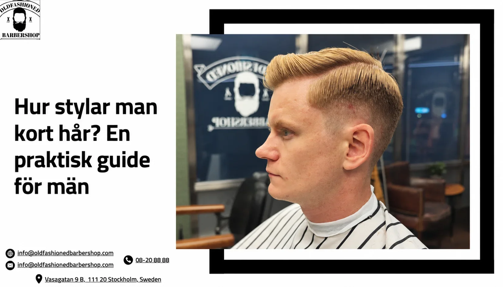 Hur stylar man kort hår