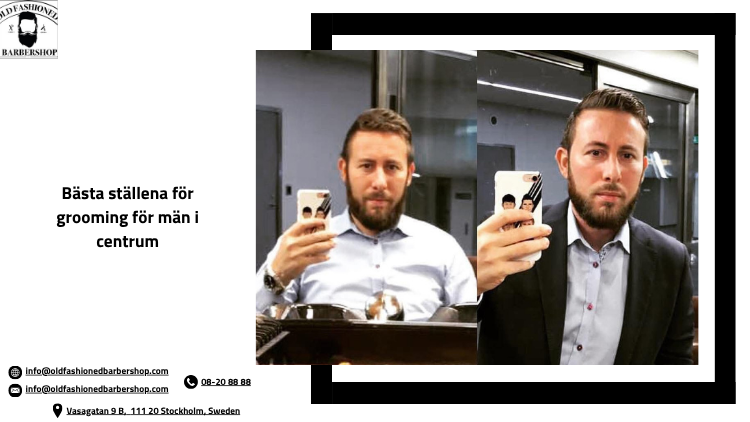 Bästa ställena för grooming för män i centrum