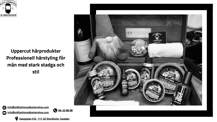 Uppercut hårprodukter – Professionell hårstyling för män med stark stadga och stil