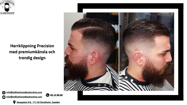 Herrklippning Precision med premiumkänsla och trendig design