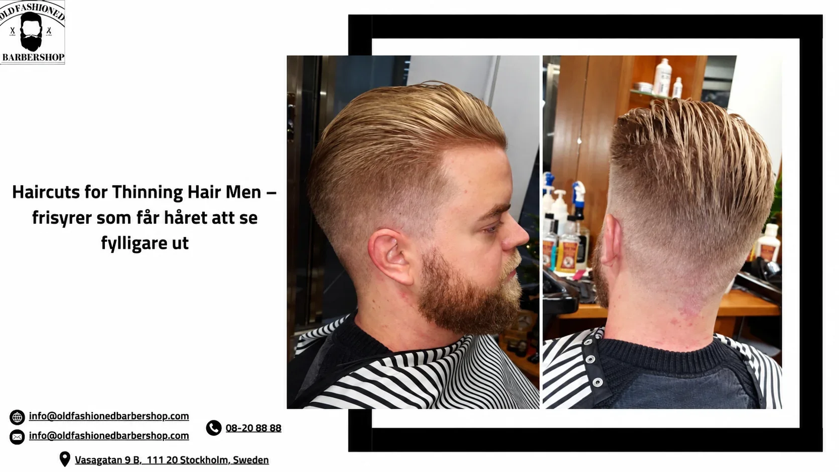 Haircuts for Thinning Hair Men – frisyrer som får håret att se fylligare ut