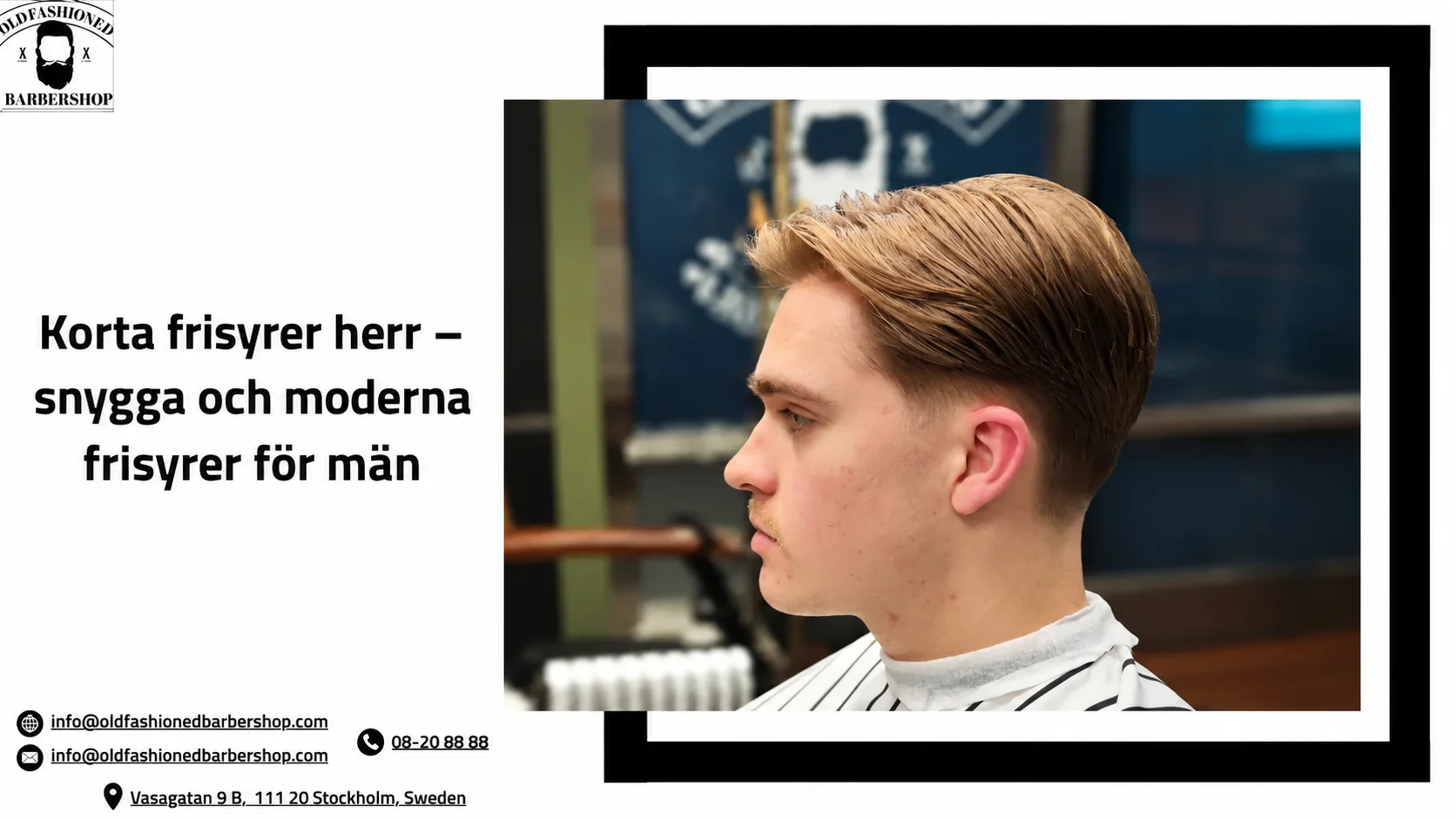 korta frisyrer herr