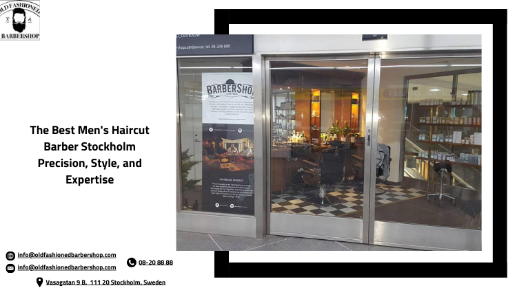 Men's haircut barber Stockholm