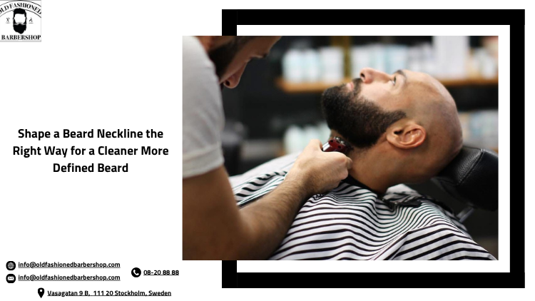 shape a beard neckline