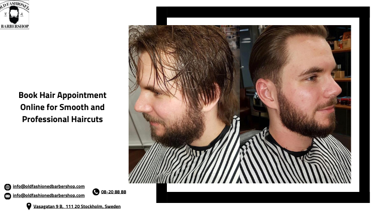 Book hair appointment online