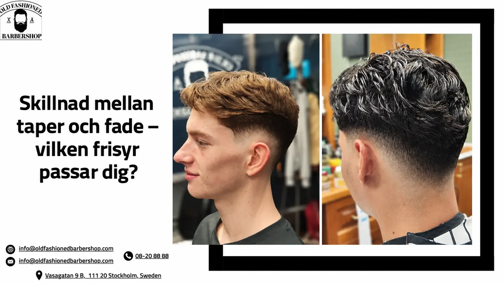 skillnad mellan taper och fade