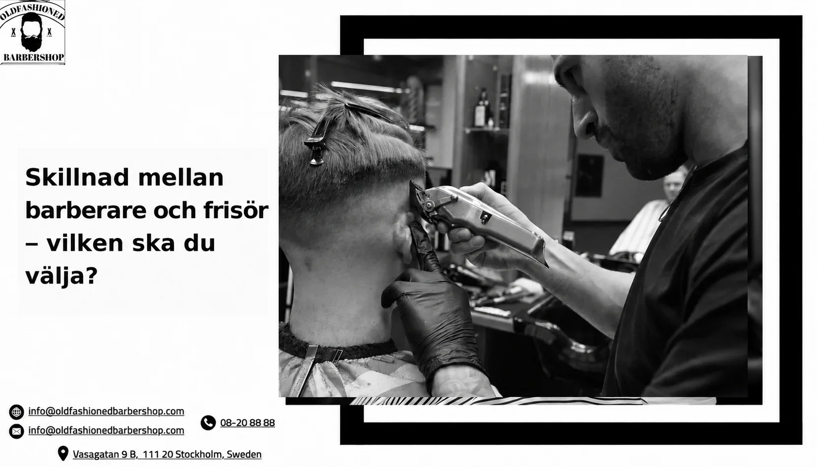Skillnad mellan barberare och frisör