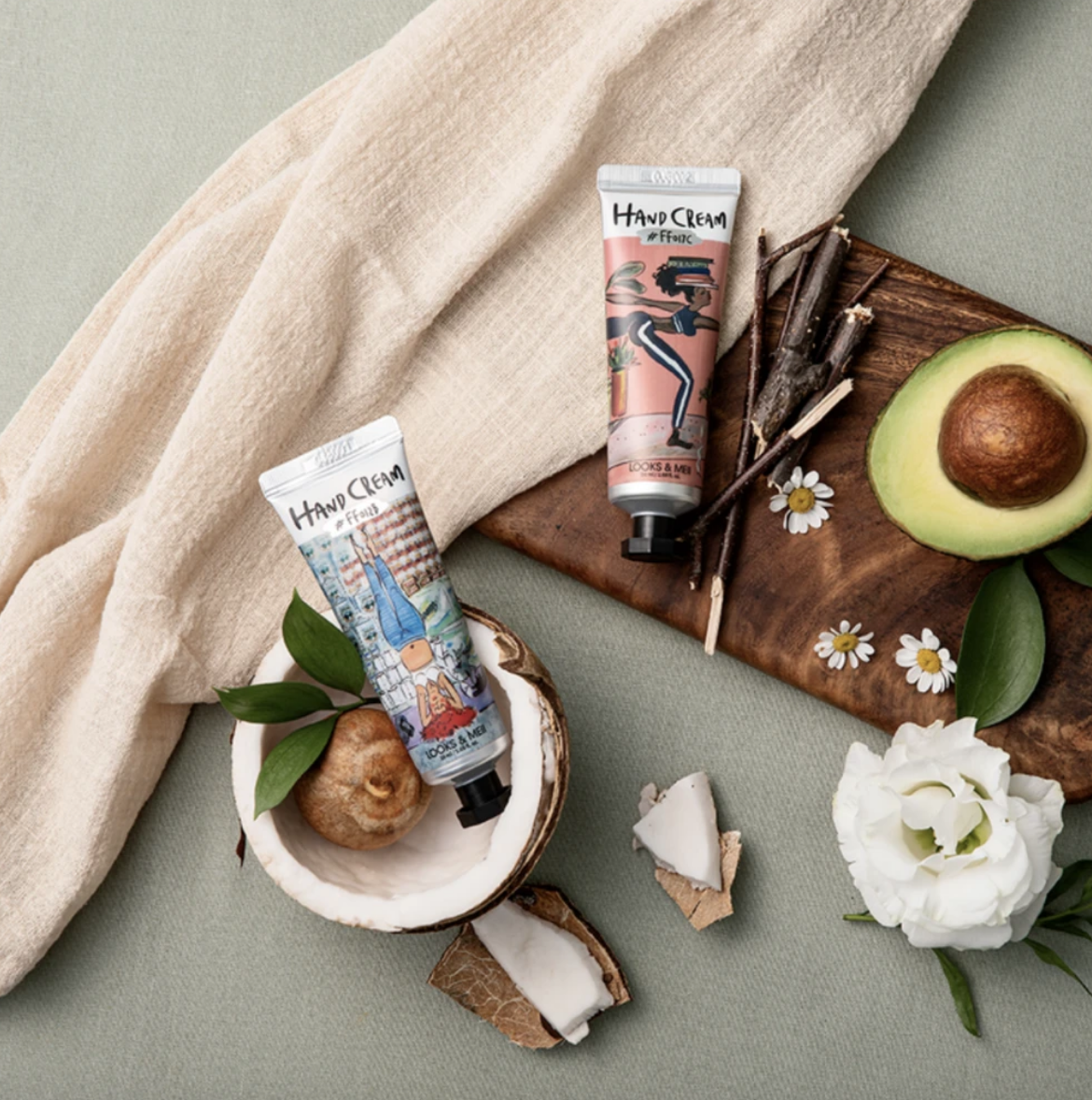 Looks and Meii hand cream set