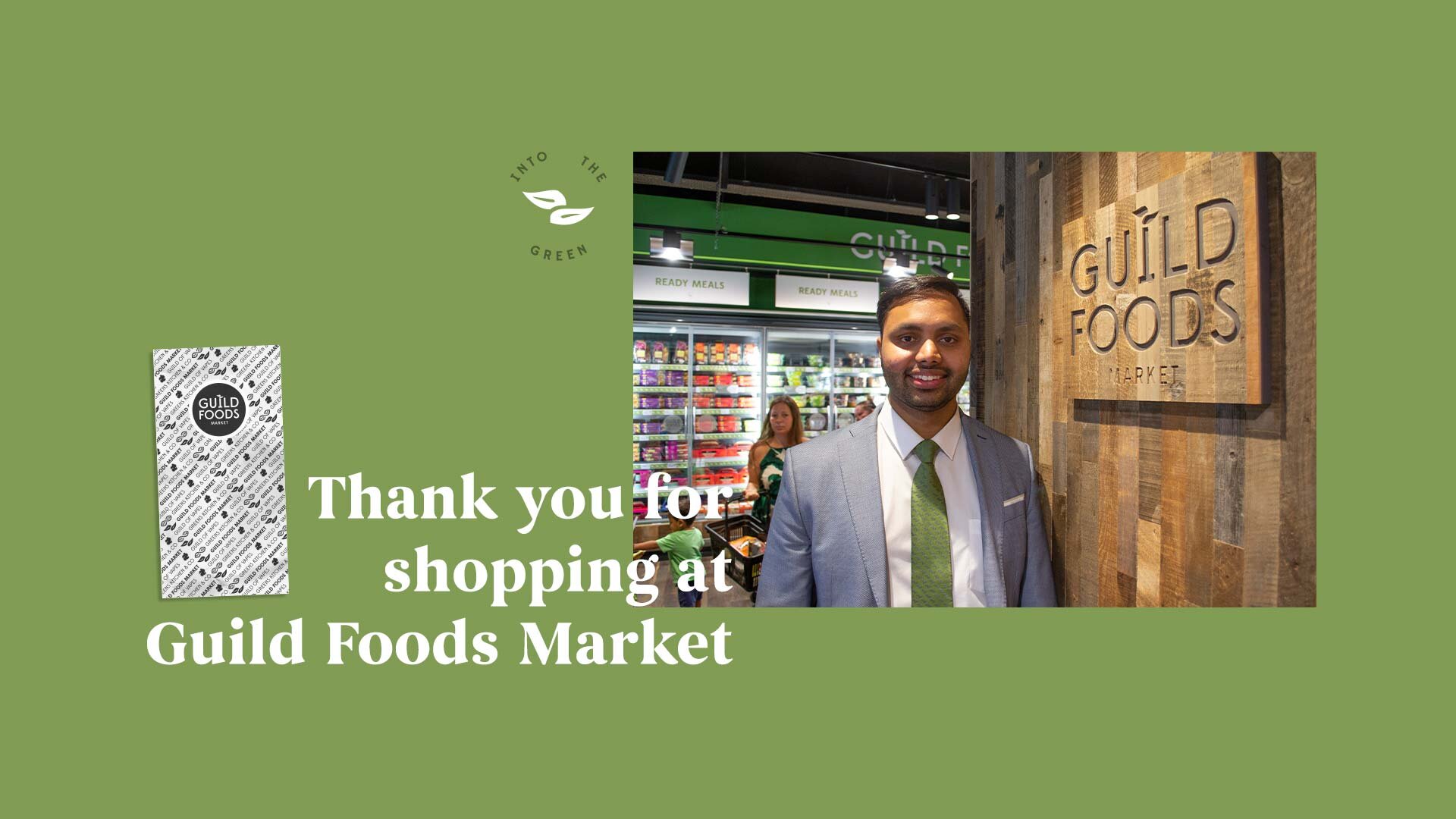 Guild Foods Market signage & reciept
