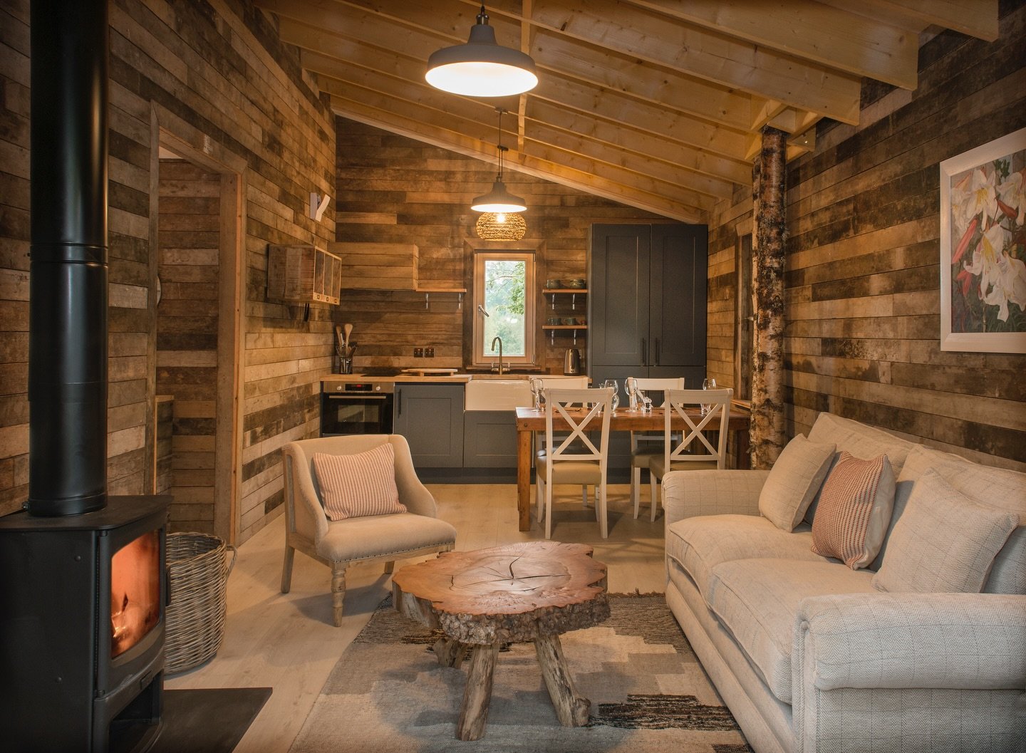 A little selection from various treehouses across both sites
https://www.lanricktreehouses.co.uk/
https://www.leckietreehouses.co.uk/

We still have a little availability for February holiday. Some of our treehouses sleep 4 people and all of our Leck