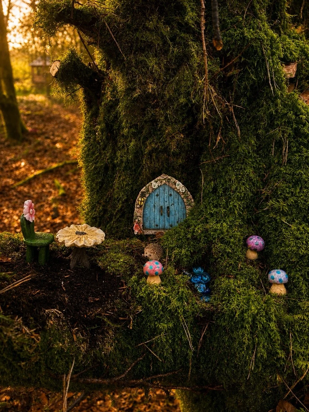 Fairy garden 

Hidden among the trees is a little world filled with fairy doors and tiny surprises. 
Our woodland fairy garden feels like stepping into a storybook. 
For the little adventurers with big imaginations 

#magic #fairygarden #outdooradven